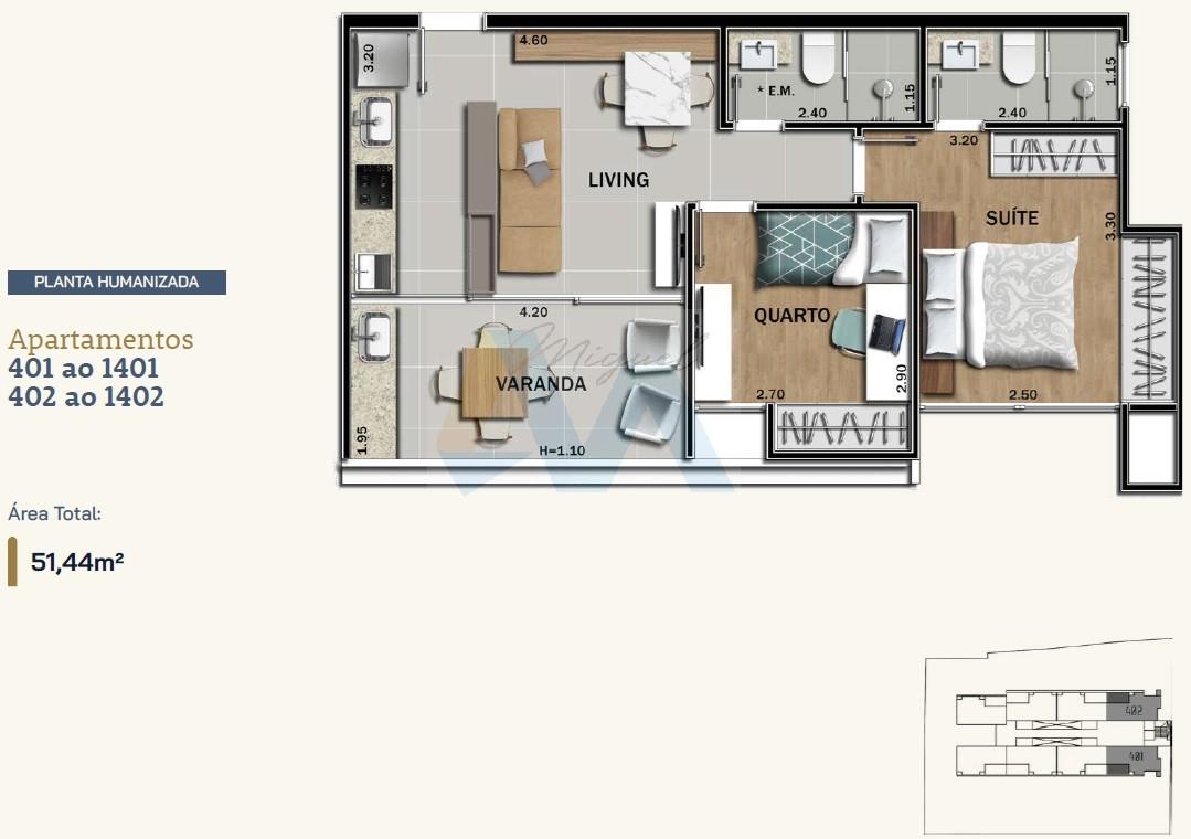 Apartamento, 2 quartos - Foto 5