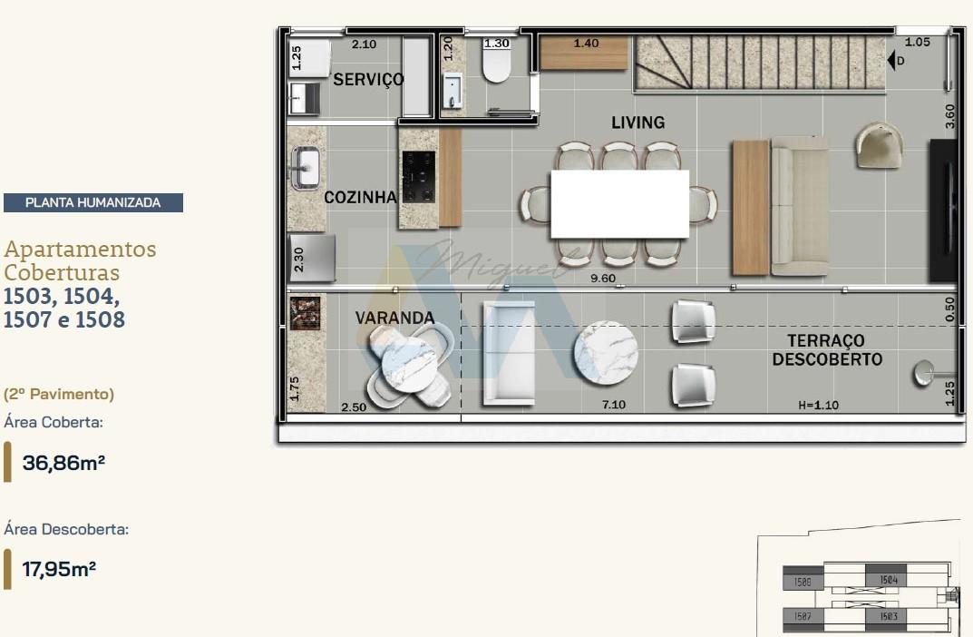 Cobertura, 3 quartos - Foto 7