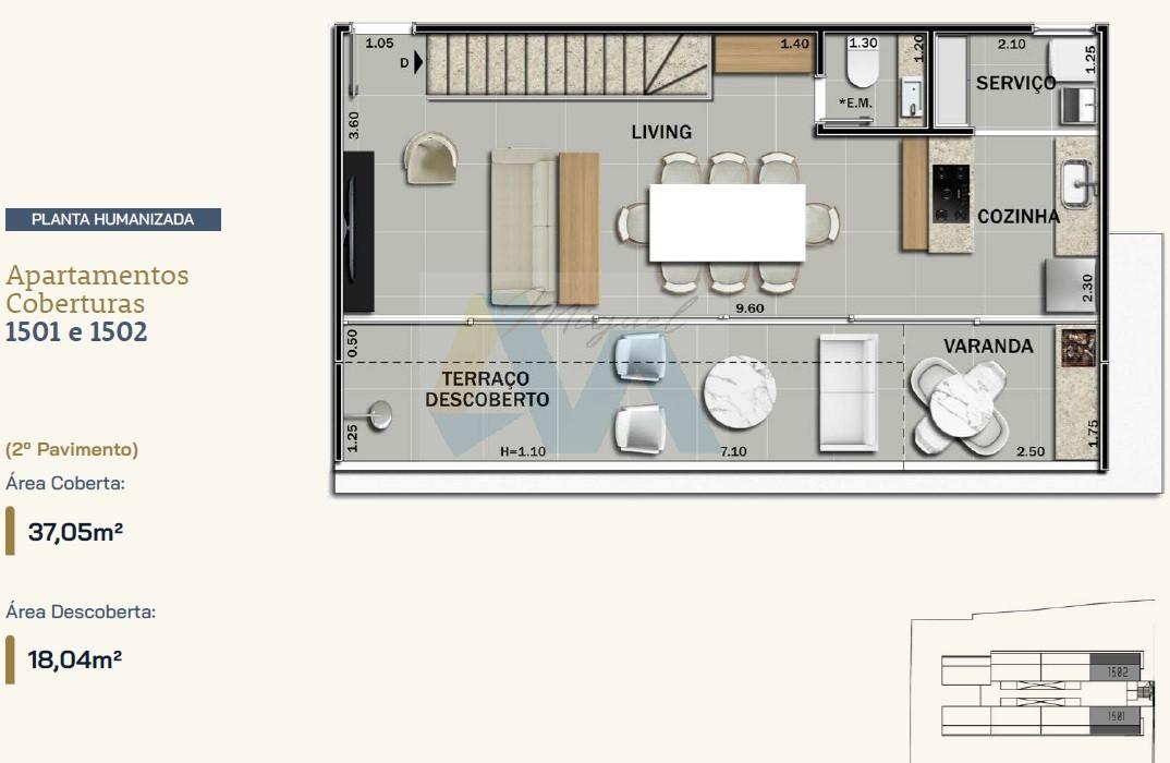 Cobertura, 3 quartos - Foto 3